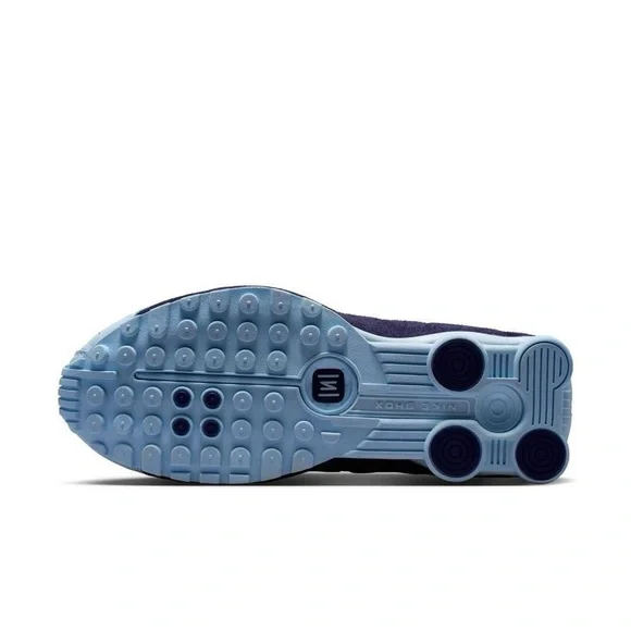 Nike Shox R4 Sz 8w Imperial Purple, Celestine Blue - Picture 6 of 7